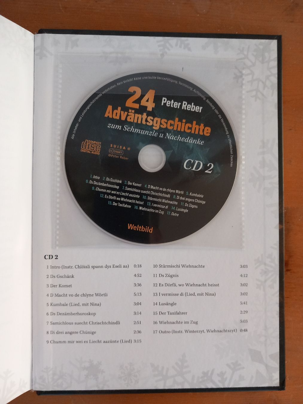 Libri: Peter Reber - 24 Adventsgschichte - Buch mit 2 CD's – Usato da Nänikon venduto da Haexli_70 2