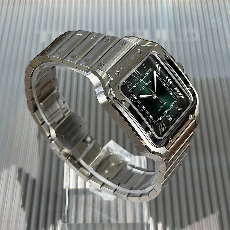 Uhren: Cartier Santos L Green WSSA0062 – Gebraucht aus Genève von minty.watches 2
