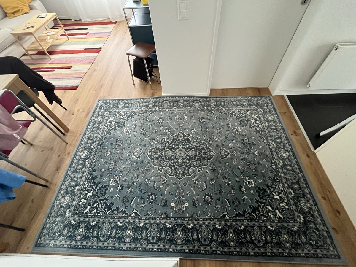 Ikea Teppiche: Teppich Kurzfloor Blau Ikea Muster – Neu (gemäss Beschreibung) aus Winterthur von jan_c5d9 3
