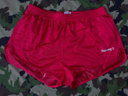Vintage 80s Running Short Nylon/Polyamide Saucony Sz 4/M