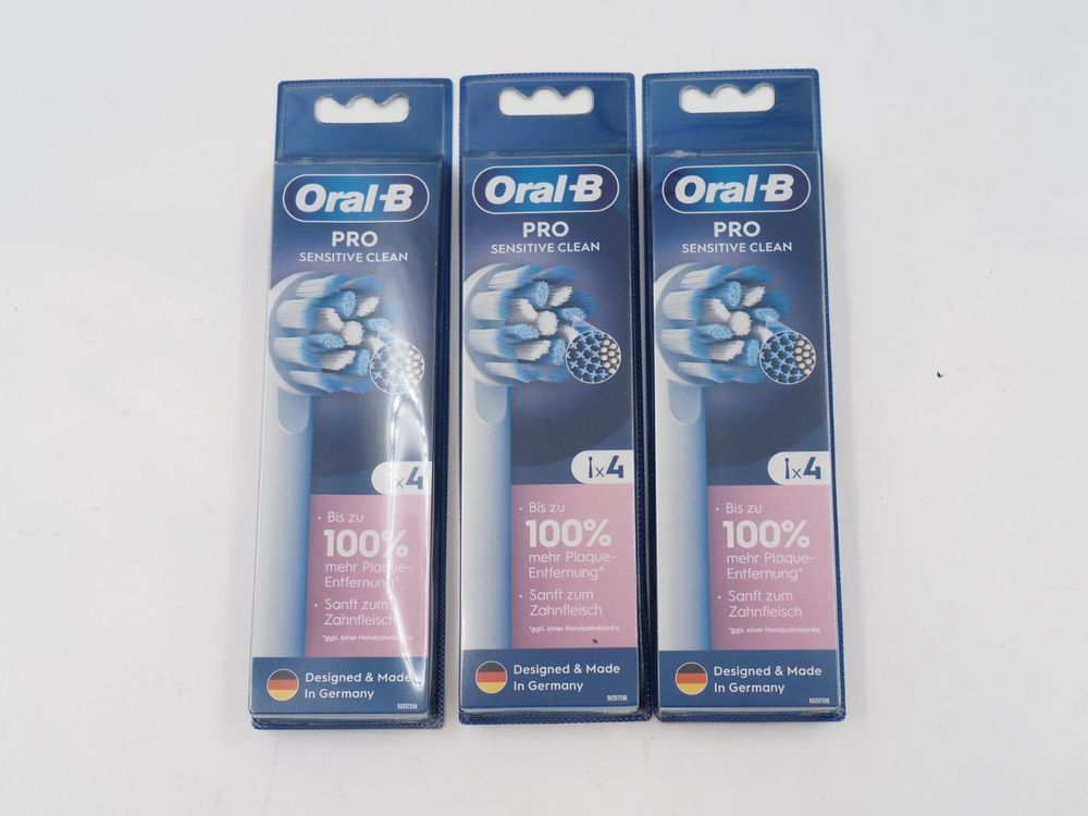 Zahnpflege: 2er-Set Oral-B Sensitive Clean – 8 Bürstenköpfe – Neu und originalverpackt aus Suhr von SchnapperCH