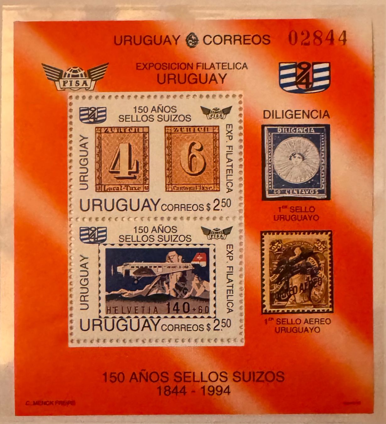 Alle Briefmarken: Jubiläum "150 Jahre Schweizer Briefmarken" – Gebraucht aus Andwil SG von Ariisa1234 2