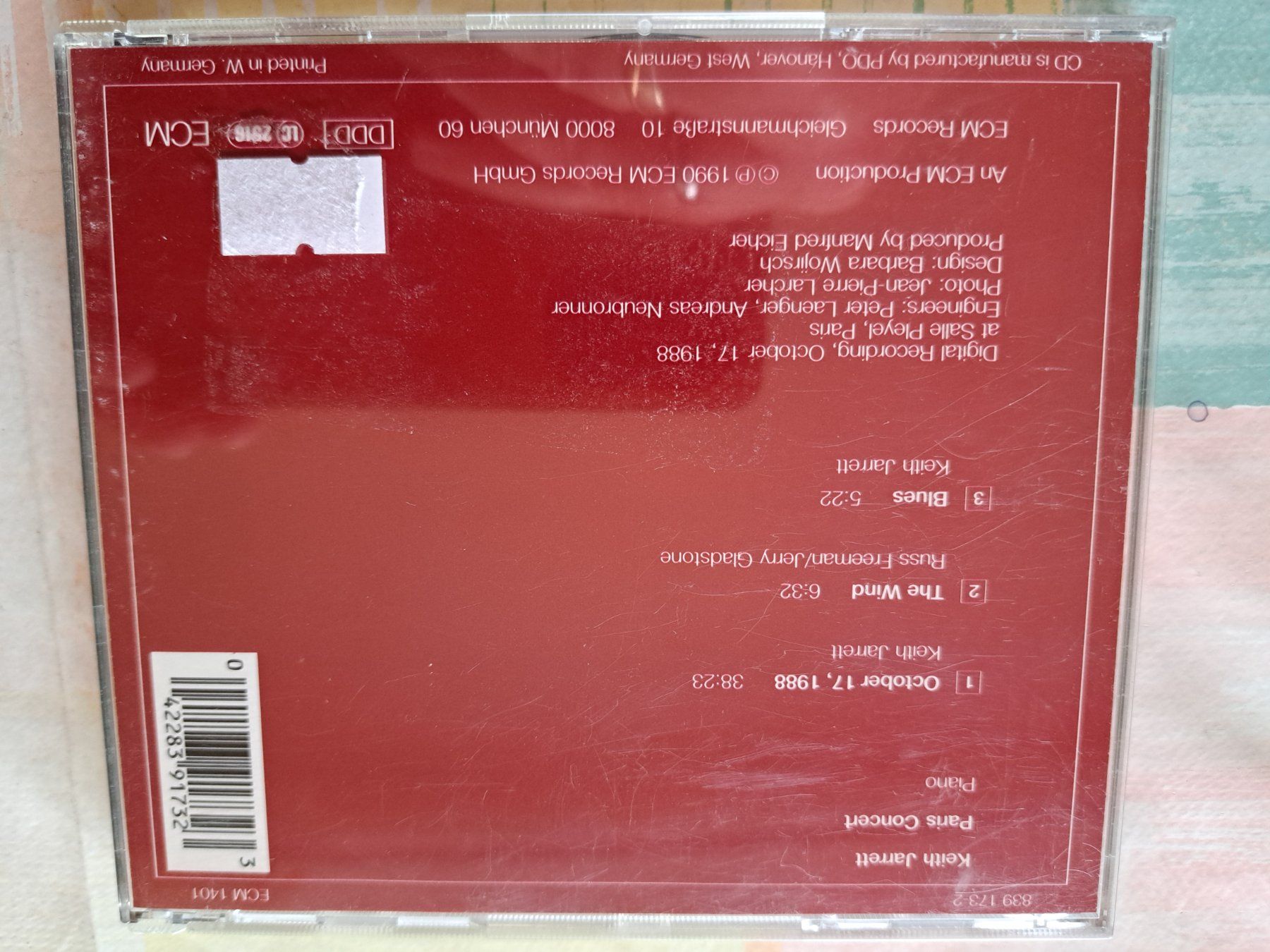 CDs: Cd Keith Jarrett - Paris Concert – D'occasion à Pully par bro_n52j 1