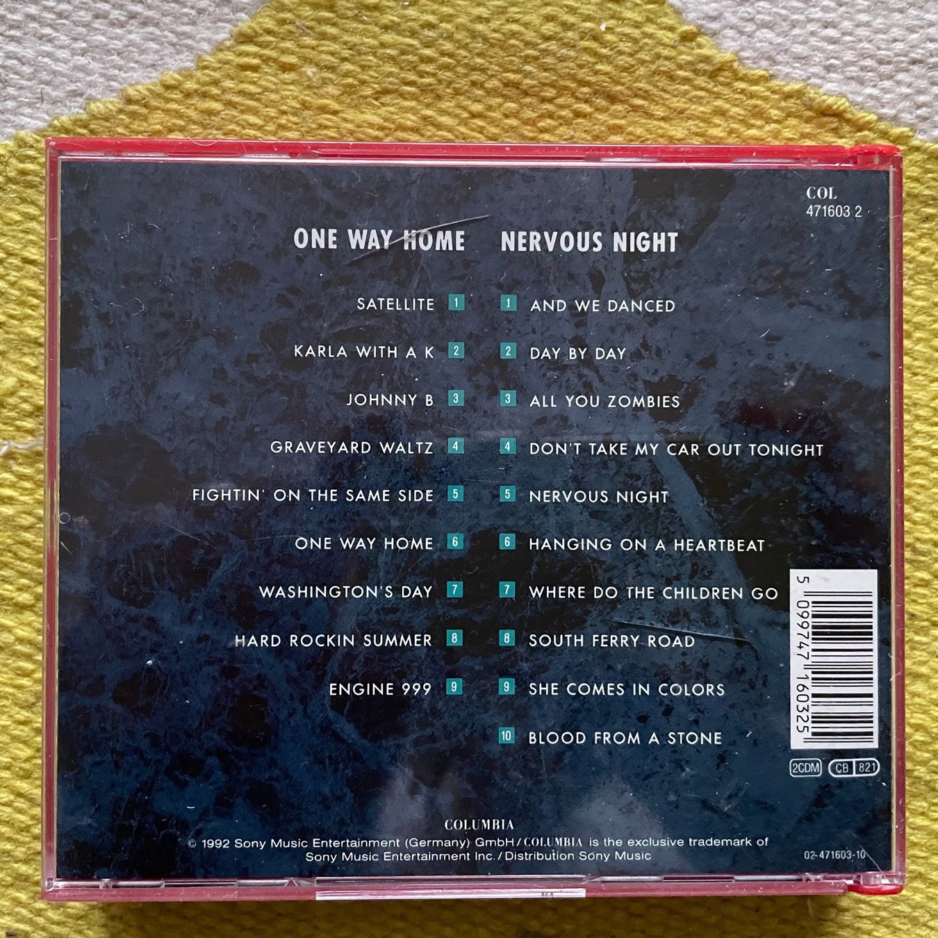CD: HOOTERS-2CD ONE WAY HOME & NERVOUS NIGHT – Usato da Rorschacherberg venduto da CD-Roli 1