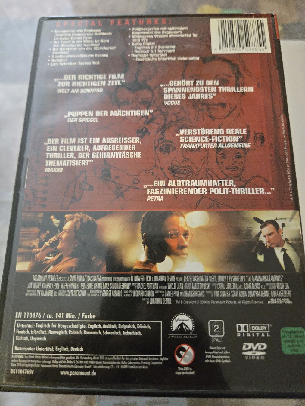 Tutti i DVDs: Der Manchurian Kandidat DVD – Usato da Bussigny venduto da Kfdlt 1