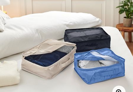 Praktische Packtaschen Set für Reisen im Sommer ☀️ Top
