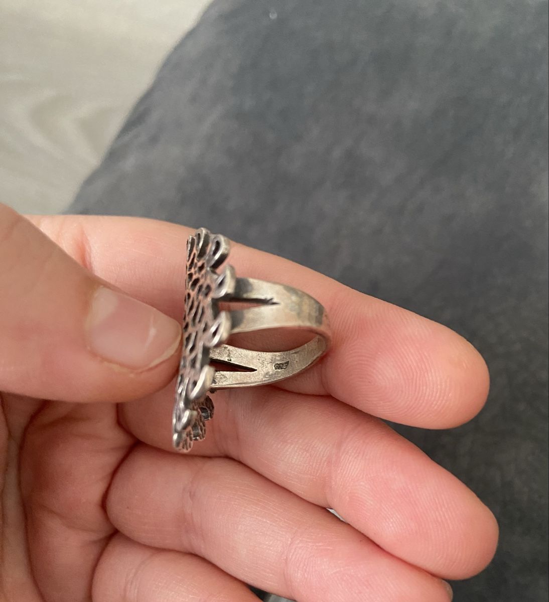 Anelli: Bague en argent taille 55 – Usato da Montreux venduto da Perledor 4
