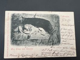 AK  1899 Luzern Löwendenkmal  (G1289)