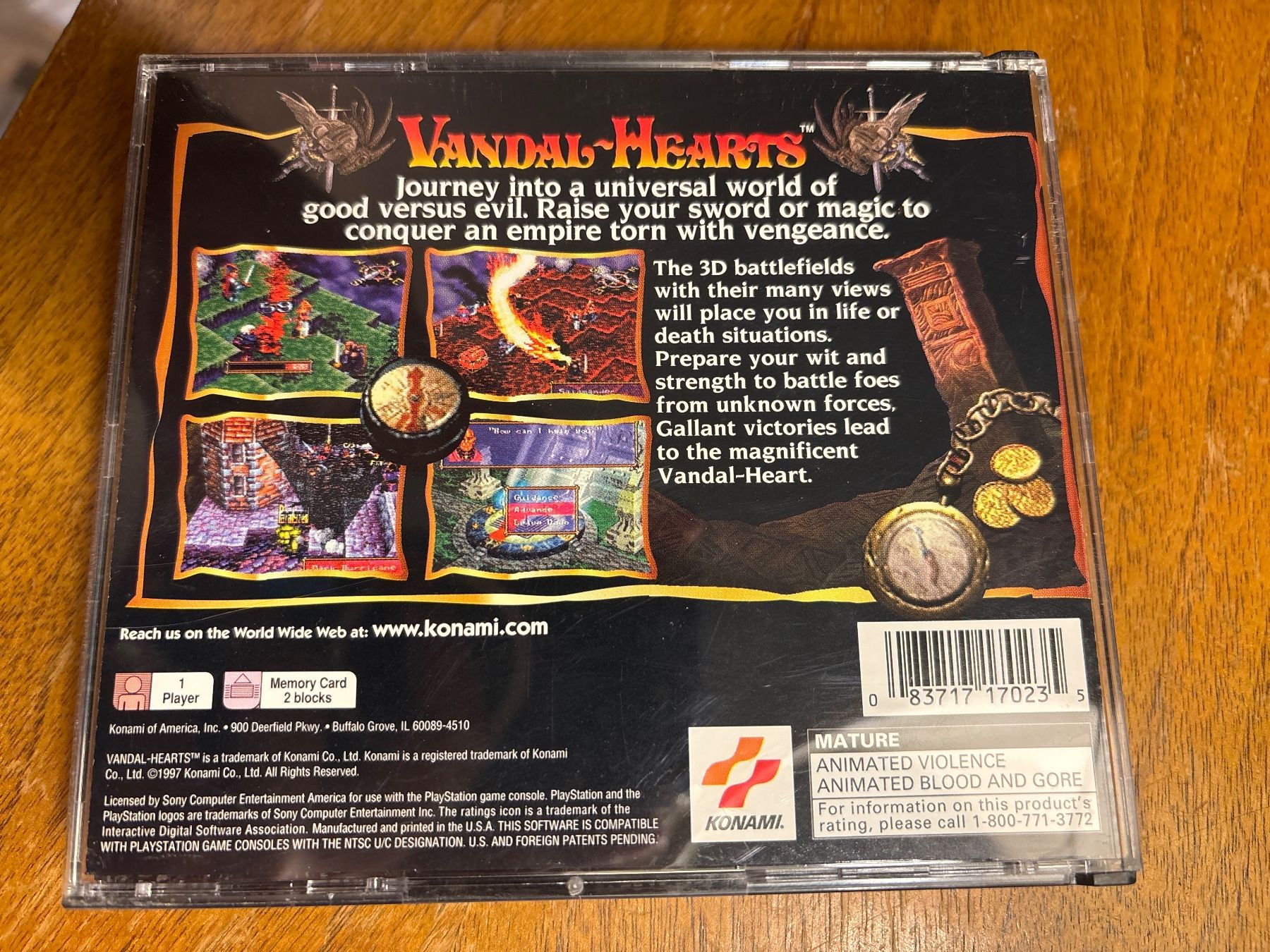 Sony Giochi: VANDAL HEARTS - Sony Playstation 1, PS1 – Usato da Zürich venduto da hiddentreasures_zh 2