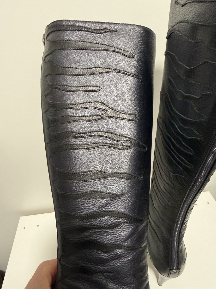 Prada Scarpe da donna: PRADA Stiefel im Metallic look – Usato da Buchs ZH venduto da KittyInStyle 2