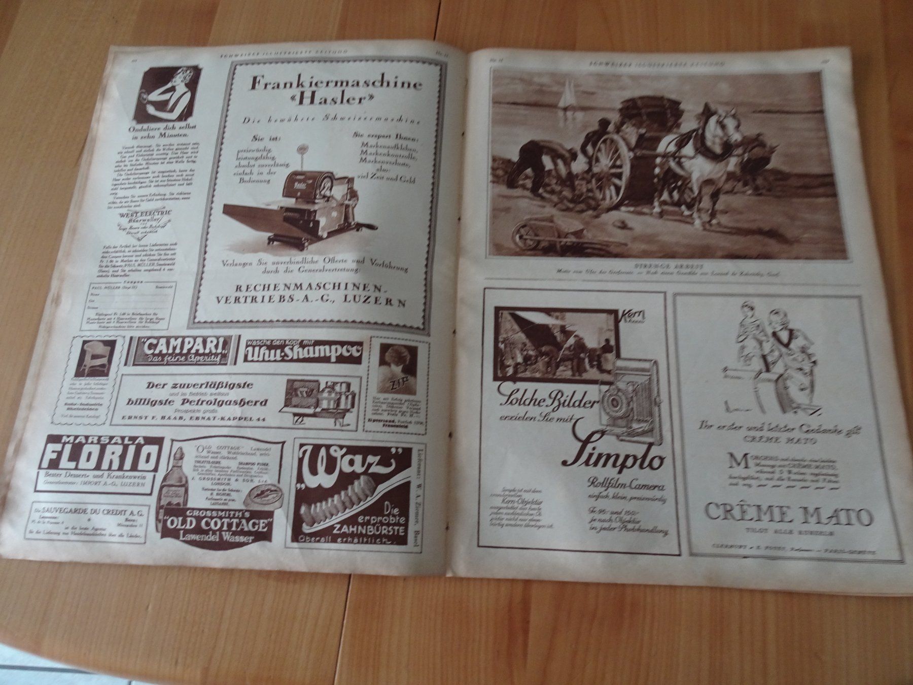 Riviste & Magazine: Schweizer Illustrierte Zeitung"  Vom 2.Juli 1925  Über 100Ja – Usato da Zürich venduto da Roulet 5