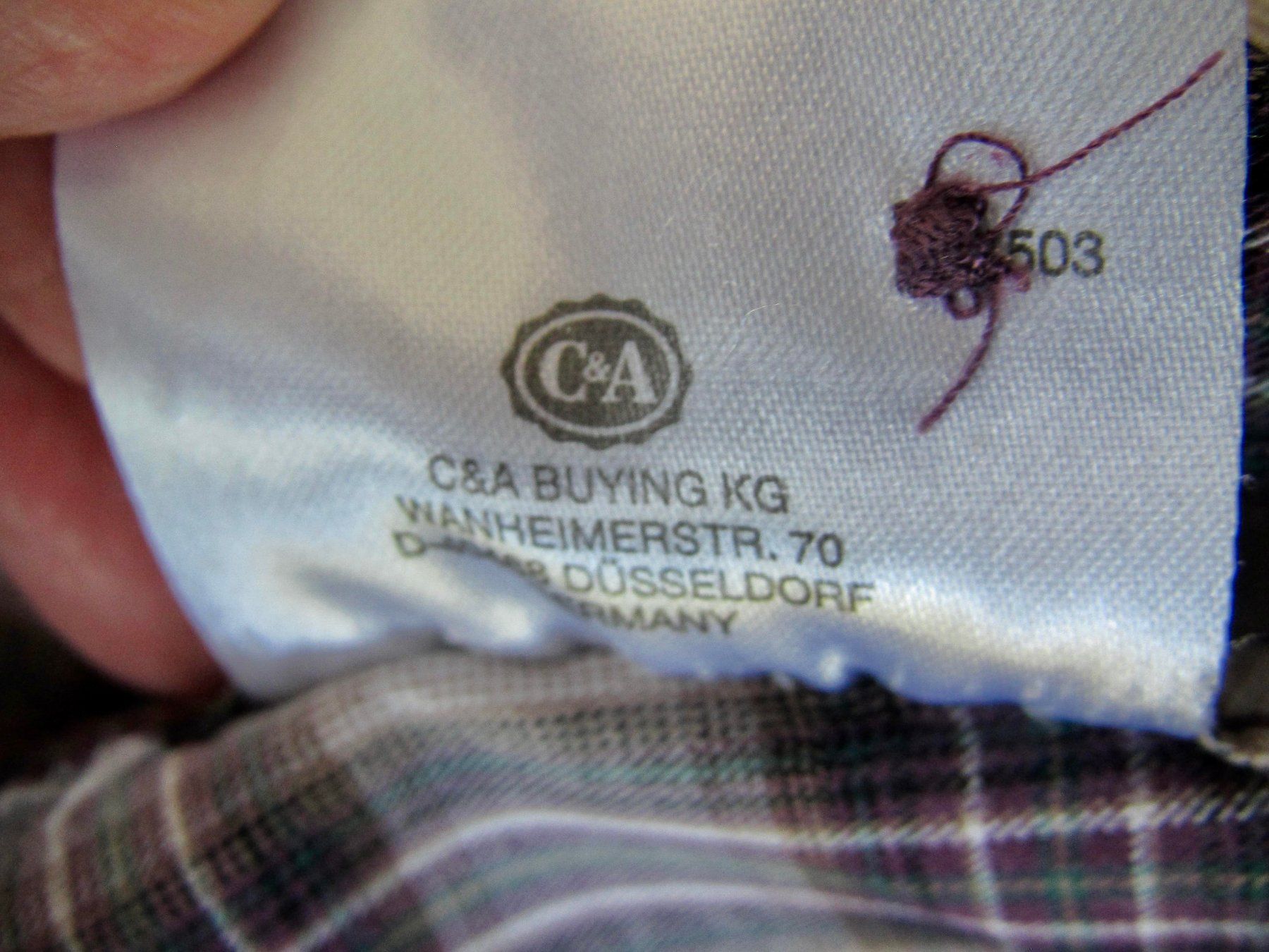 C&A Chemisiers: CHEMISIER A CARREAUX  NEUF – Neuf (Voir description) à Murten par Selliot 7