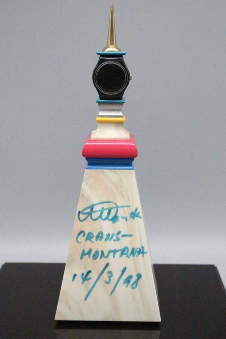 Swatch Orologi: Swatch - Nicolas Hayek Handsigniert Alessandro Mendini – Usato da Bruettisellen venduto da Collector_Store 1