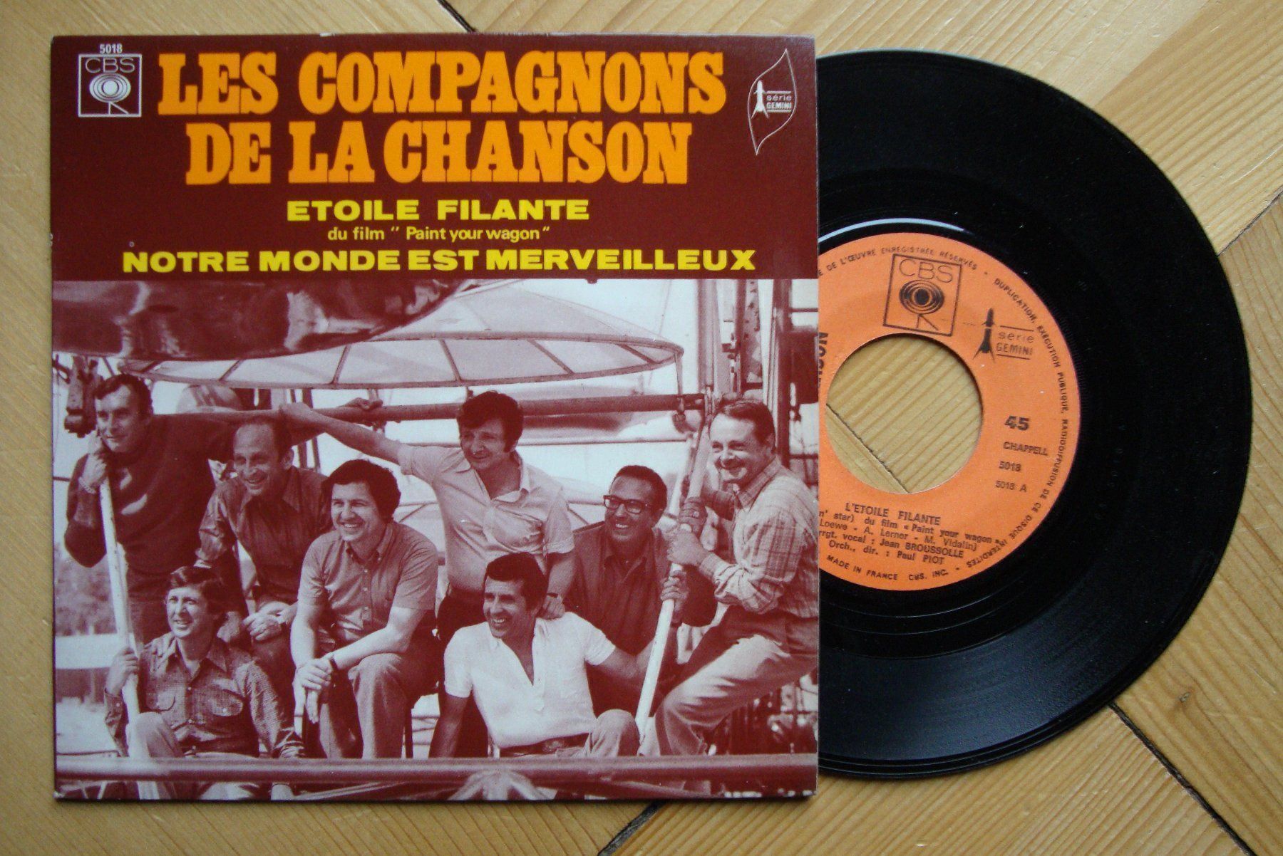 Dischi in vinile: Compagnons de la Chanson- ETOILE FILANTE – Usato da Bern venduto da Uli_10_11