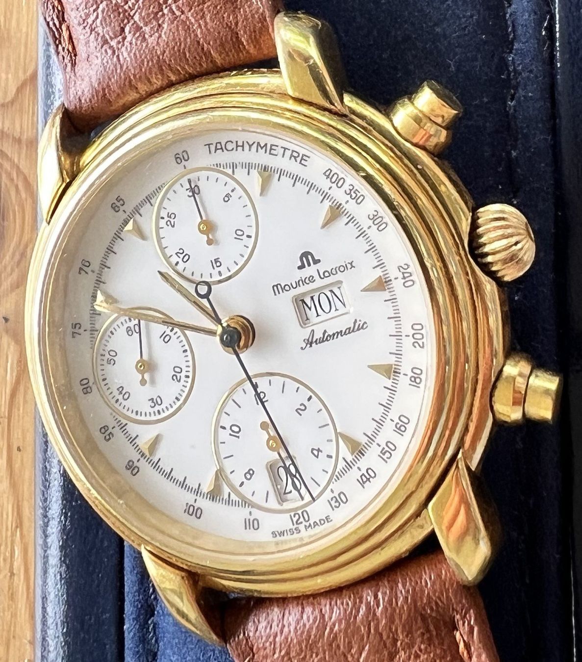 Maurice Lacroix Montres: Herren Chronograph Automatic 1990 – D'occasion à Pratteln par bas_7gds