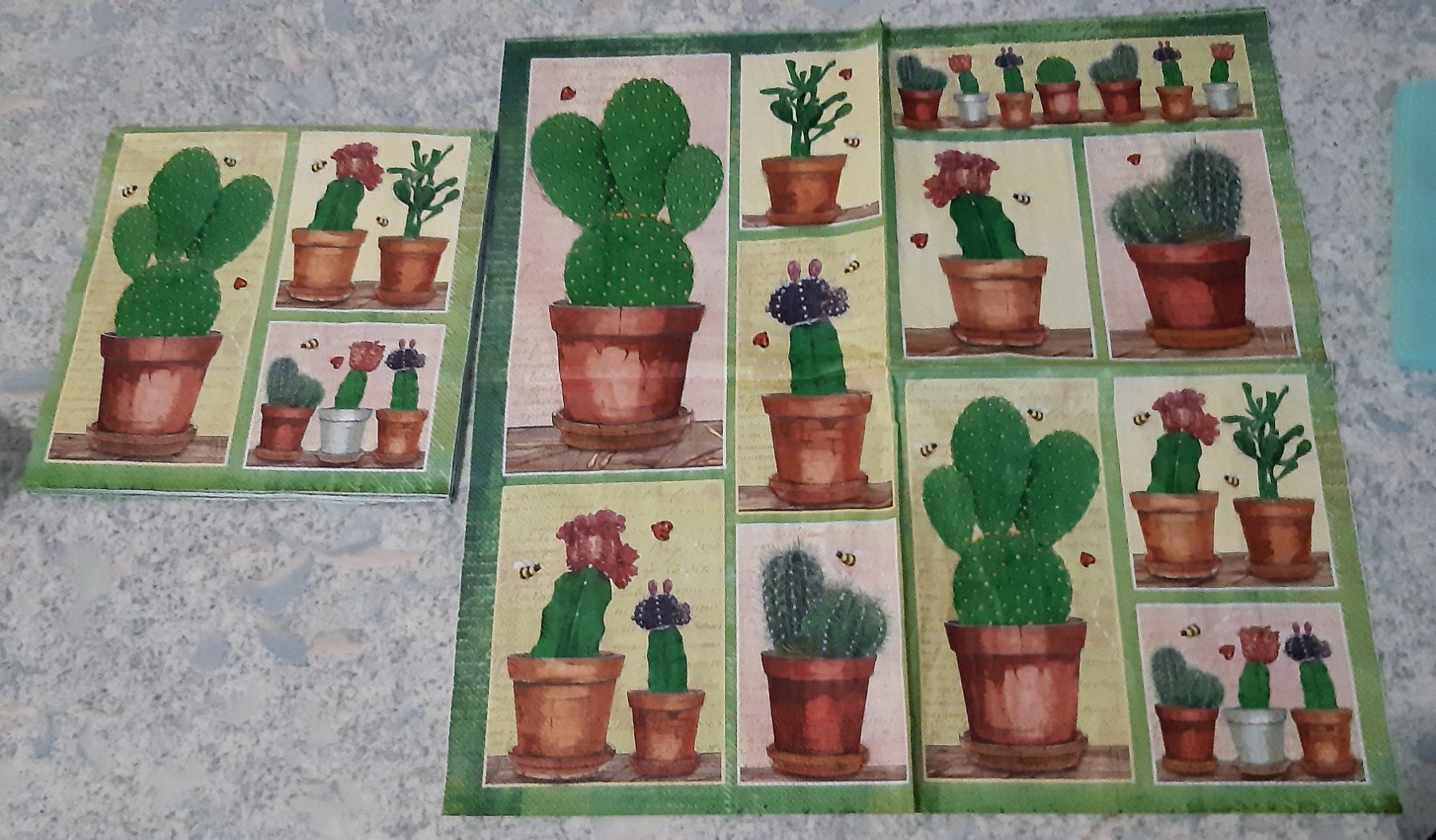 Tovaglioli: Lot de 35 serviettes pour bricolage – Nuovo (secondo la descrizione) da Courtedoux venduto da aur_yb9k 6