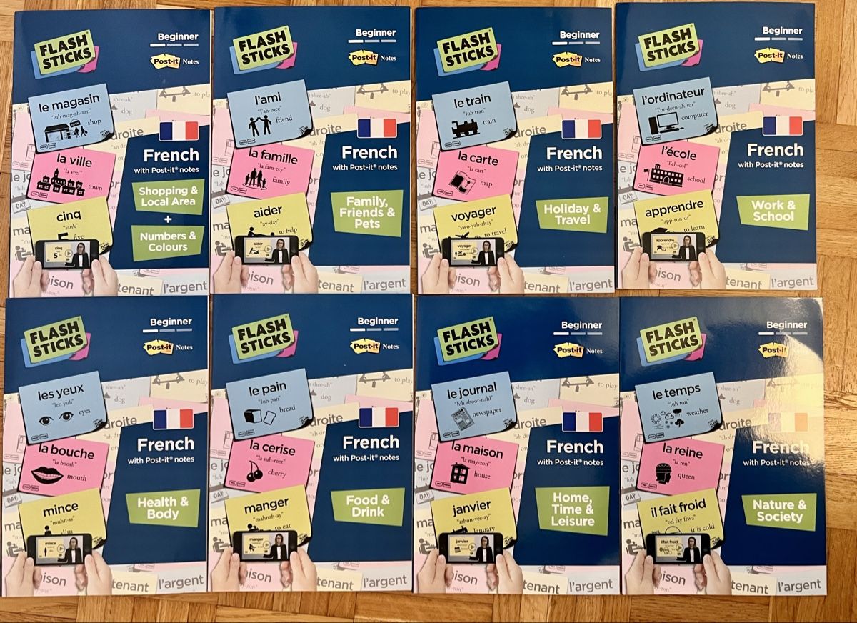 Libri: Learn French - 600 Post-it Vocabulary Notes – Nuovo (secondo la descrizione) da Neuchatel venduto da jaz_77ly 5