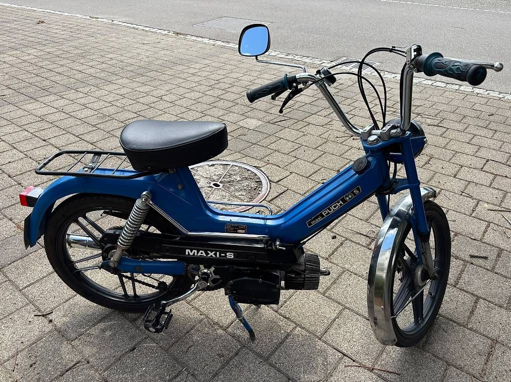 Ciclomotori: Puch Maxi S - Klassiker in Blau – Usato da Tägerschen venduto da scherrerS 3