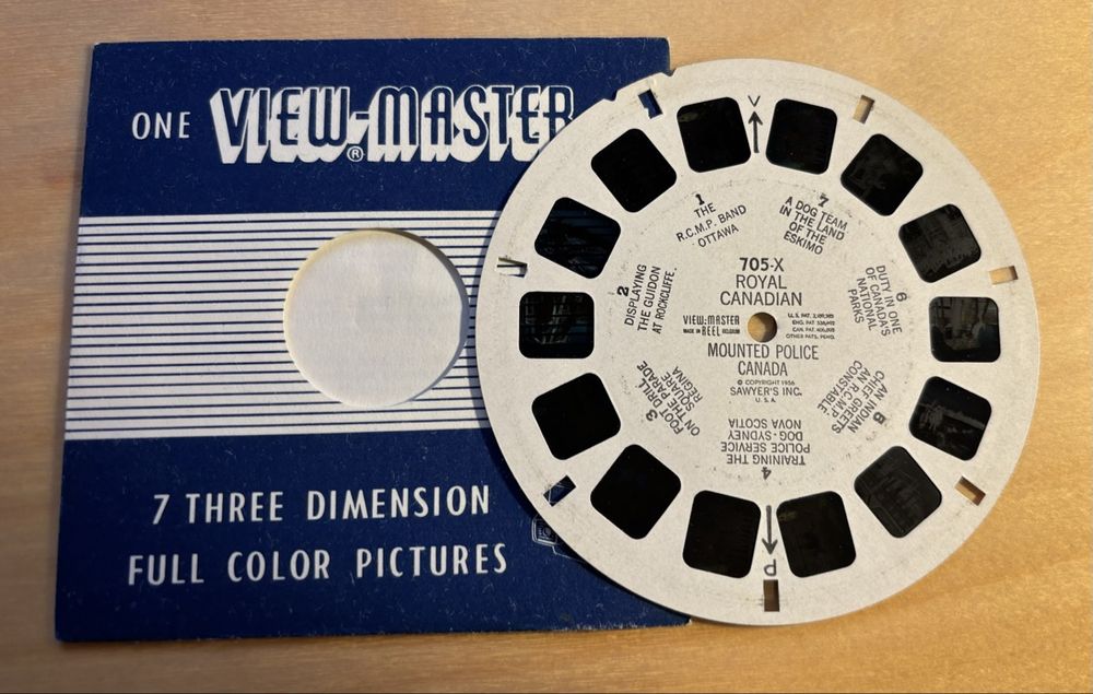 View-Master 3D Reel, 705-X Royal Canadian Mounted Police (Gebraucht) in ...