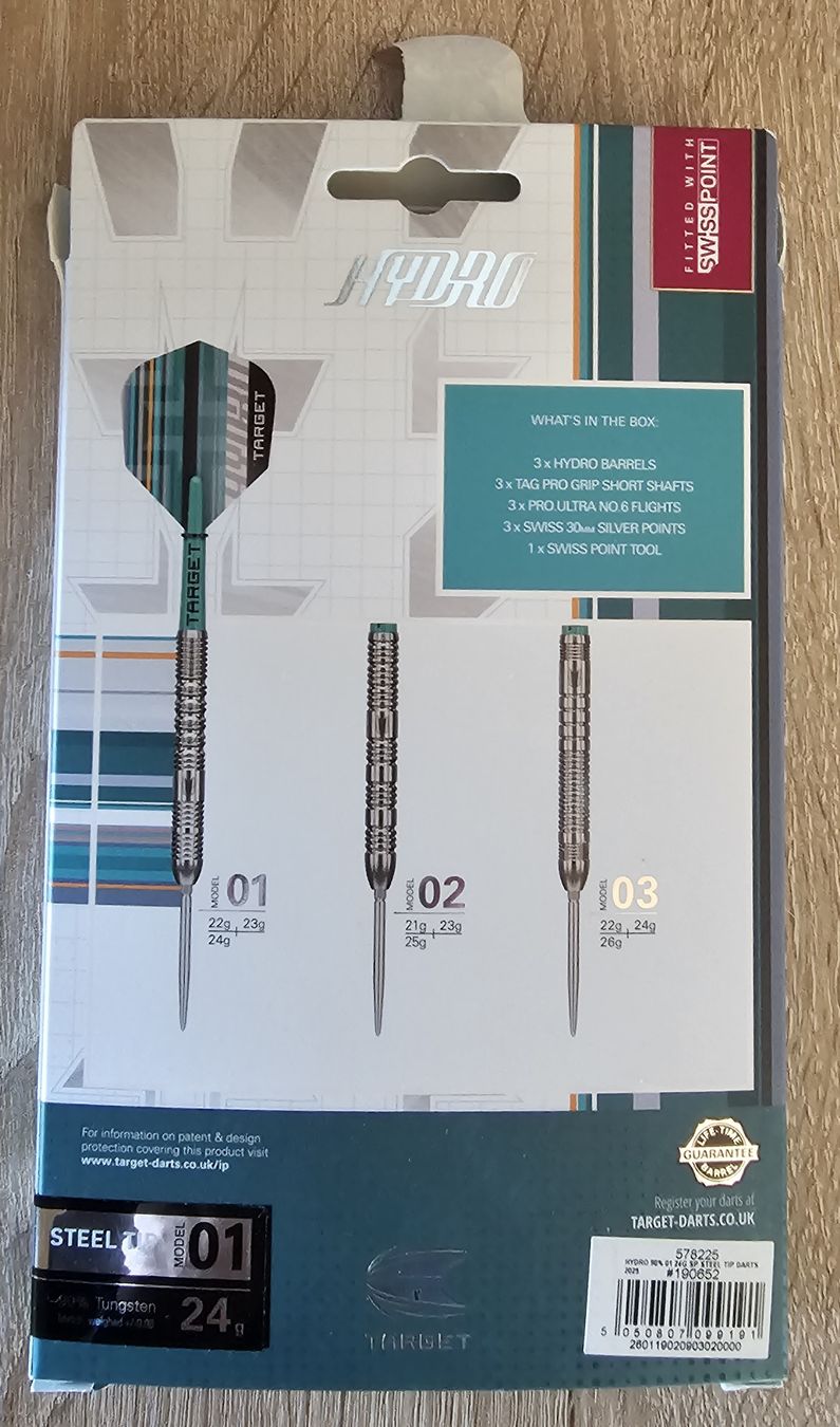 Freccette: Target Steel-Darts Hydro 01 – Nuovo (secondo la descrizione) da Rieden SG venduto da fam_d2mg 2