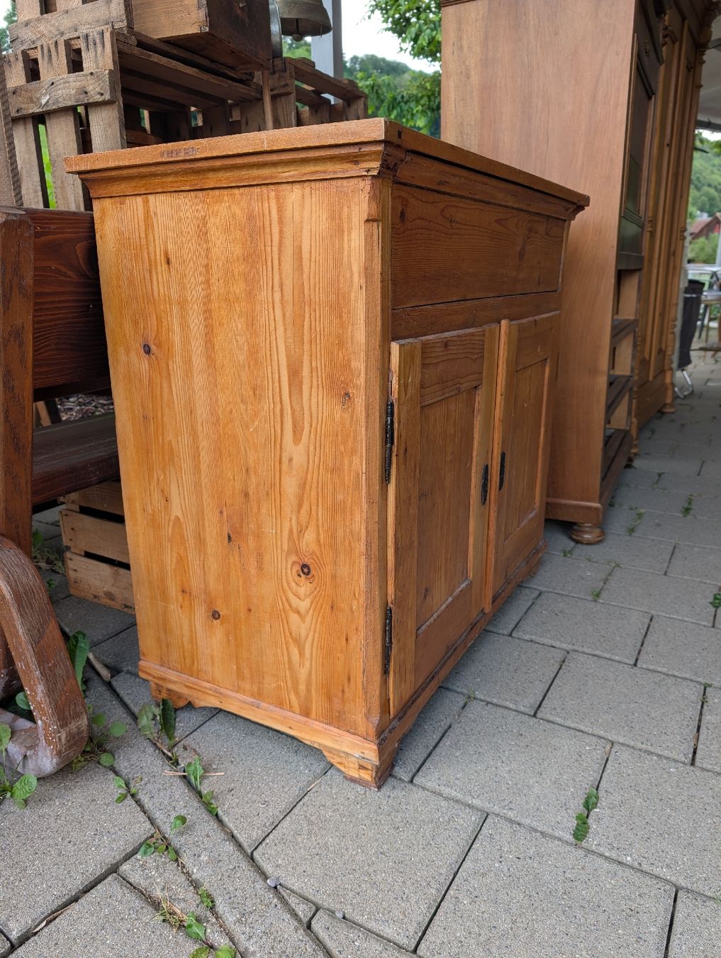 Credenze: Holzkommode mit Klappdeckel  – Usato da Adligenswil venduto da karinma 1