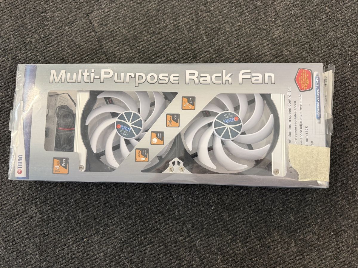 Ventilatori: Titan Multi-Purpose Rack Fan, Neu, Originalverpackt! – Nuovo e nell'imballaggio originale da Baar venduto da BRCamper