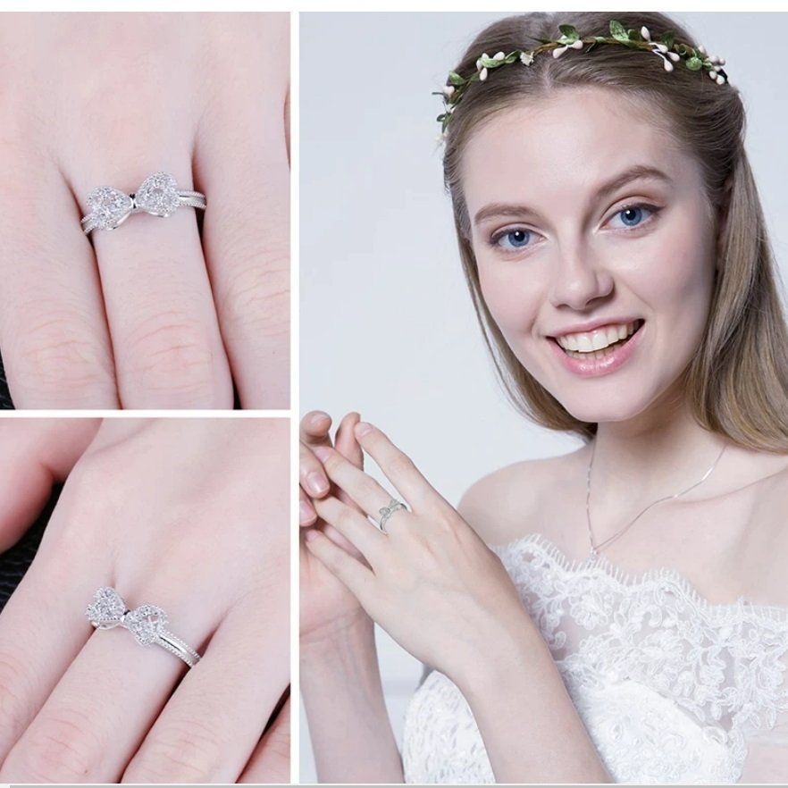 Anelli: 925 Sterling Silber Ring mit Zirkonia – Nuovo e nell'imballaggio originale da Uerkheim venduto da Kaufoption 3