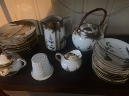Magnifique service à thé vintage japonnais