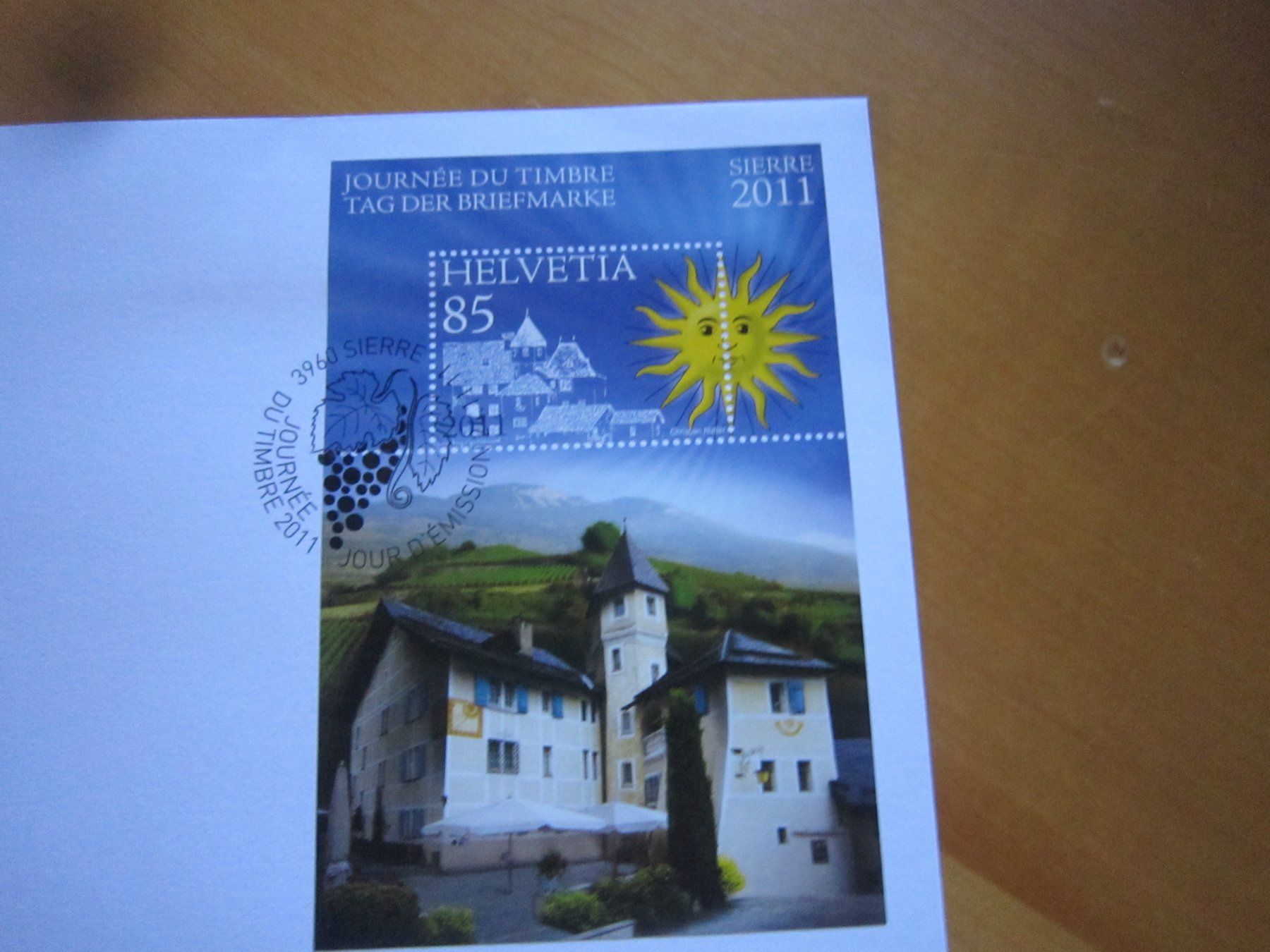 Tutti i francobolli: 2011 Journée du timbre Grossbrief – Usato da Gordola venduto da Polentaefung 1