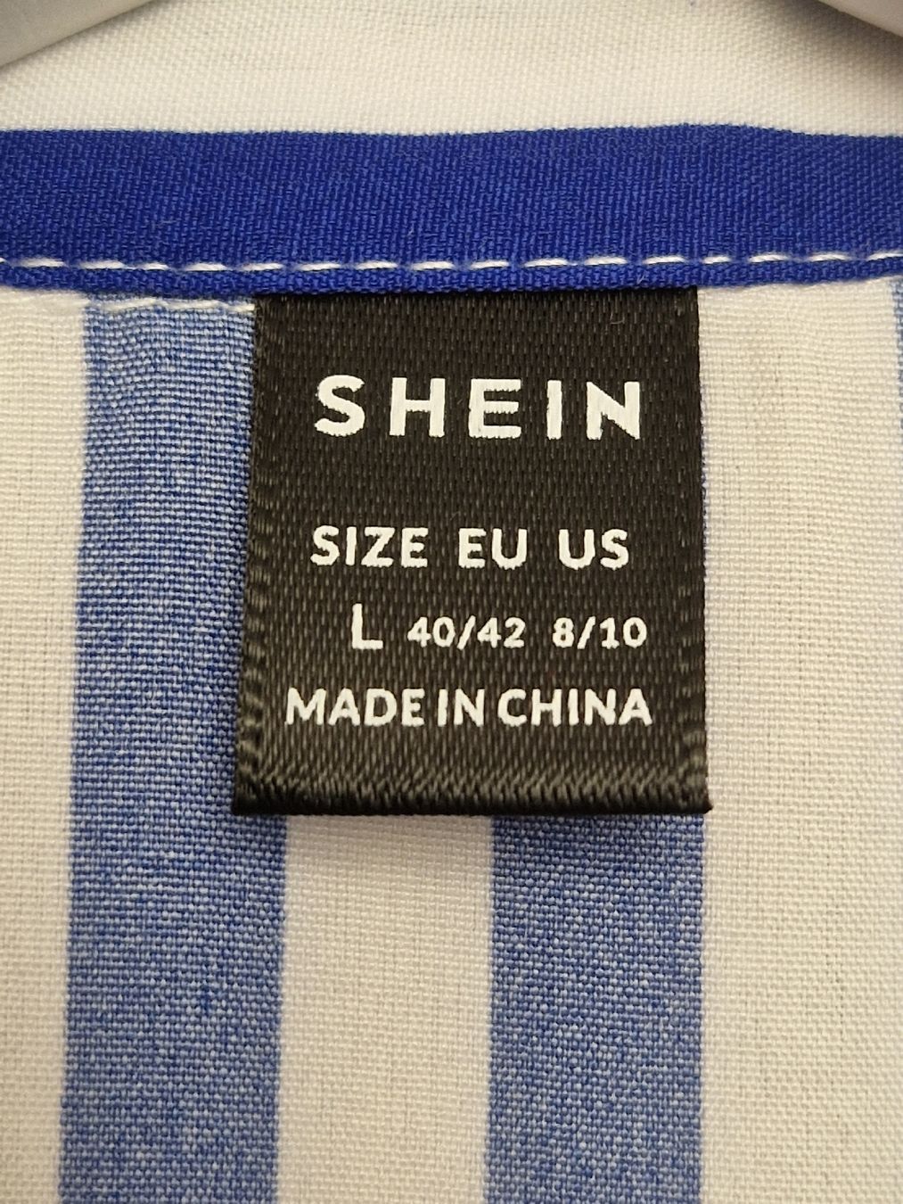 Shein Vestiti: Shein Blue & White Striped Dress – Nuovo (secondo la descrizione) da Wettingen venduto da mor_76q7 3