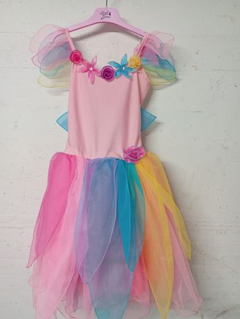 Fasnachtskostüm Regenbogen Fee "Fairy Kisses", Grösse L