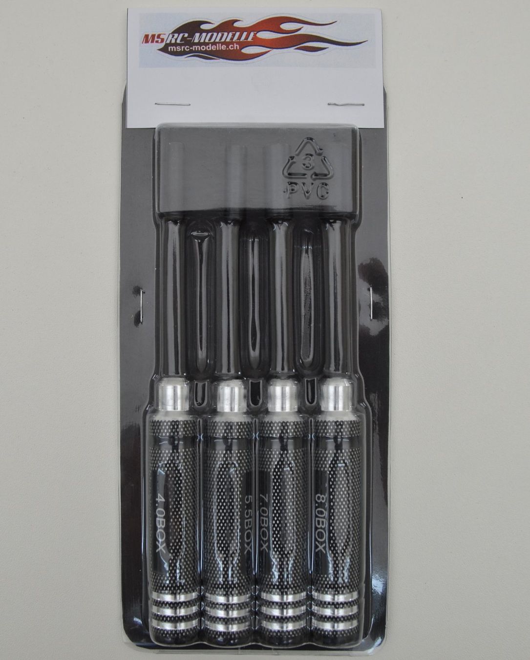 Modellismo RC: Sechskant Schraubenzieher Set 4/5.5/7/8mm – Nuovo e nell'imballaggio originale da Rüti ZH venduto da MSRC_Modelle