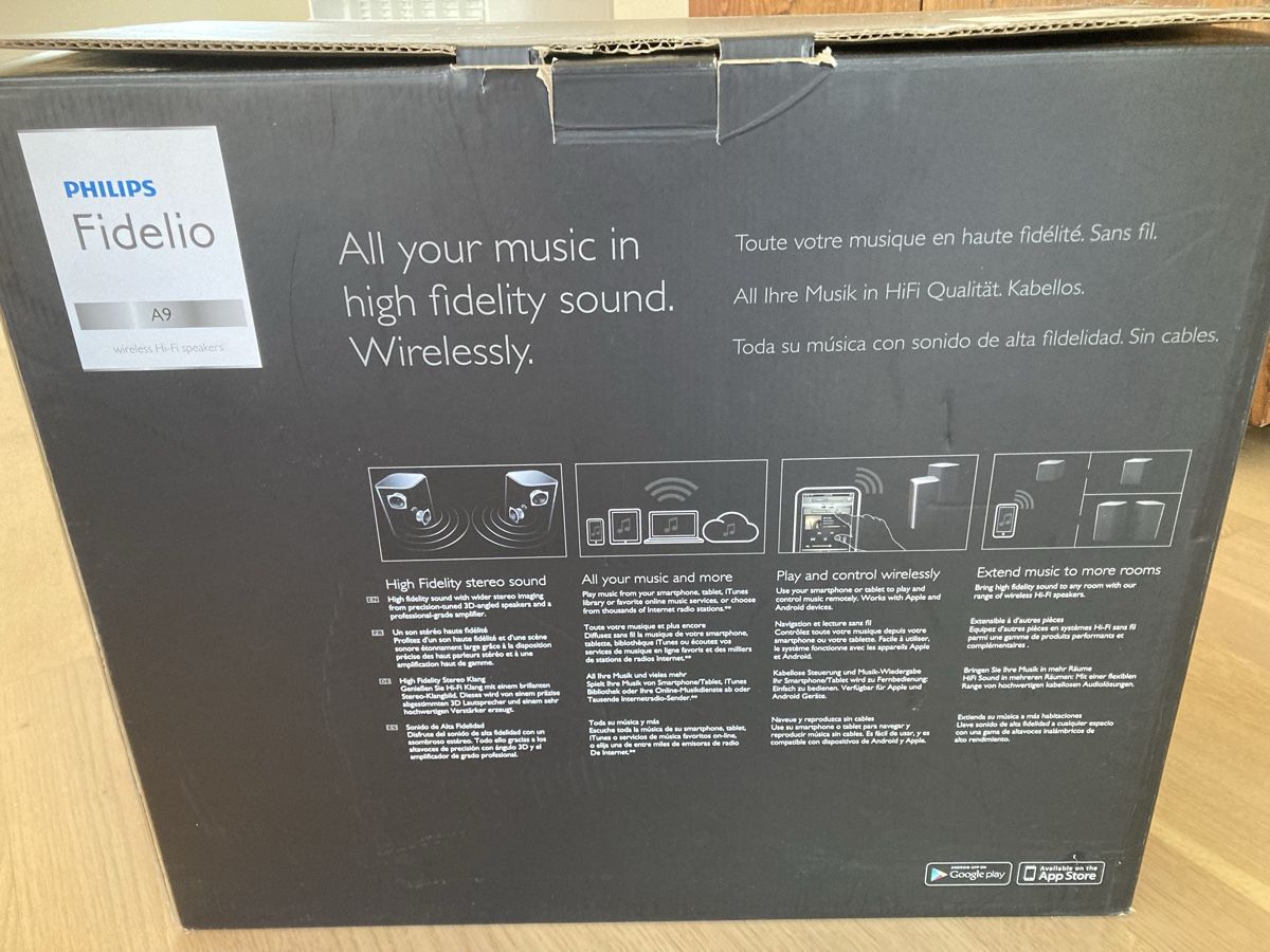 Philips Casse acustiche: Philips Fidelio wireless Hi-Fi speakers – Usato da Allschwil venduto da lswart 1