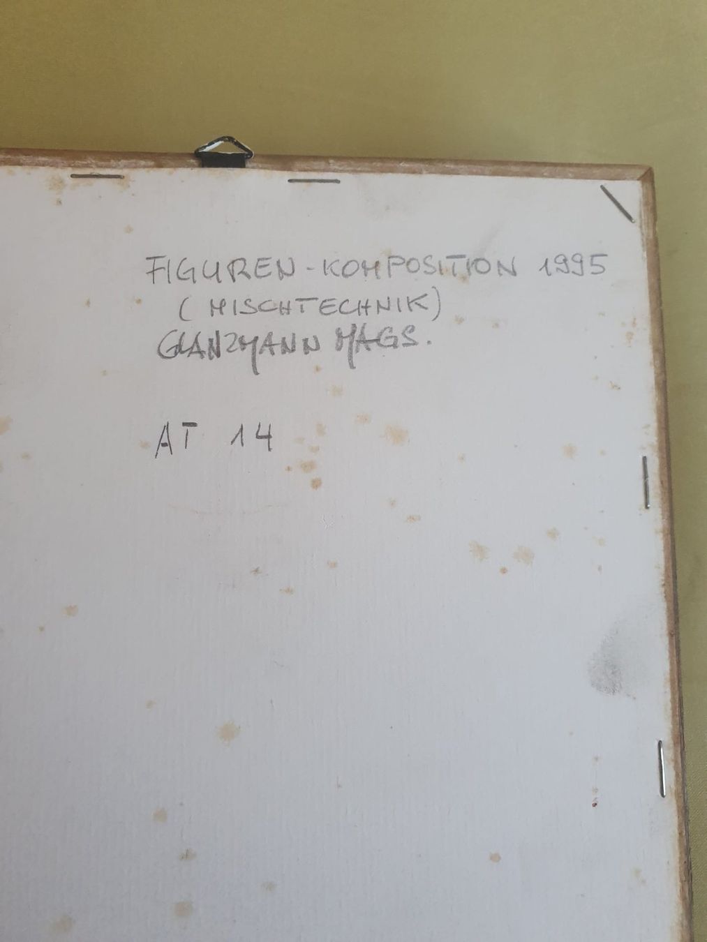 Dipinti: 2 Mischtechniken Max Mags Glanzmann 1928–2020 Basel – Usato da Basel venduto da FirstClass4000 6