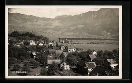 AK Weite, Teilansicht mit Bergen, 1937