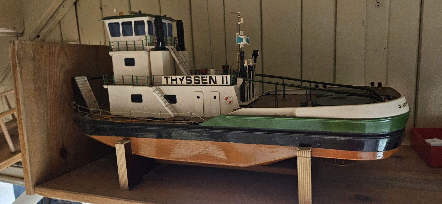 RC Modellbau: Schiffsmodell Thyssen II mit Beleuchtung funktionsfähig – Gebraucht aus St.Gallen von Msorra8 3