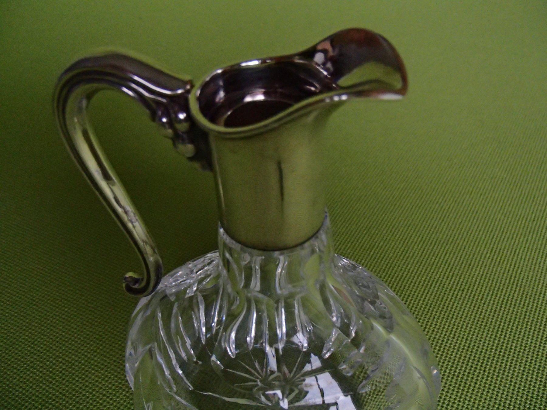 Caraffe: Karaffe mit 835silber Henkel und Ausguss – Usato da Schöfflisdorf venduto da pullux 2