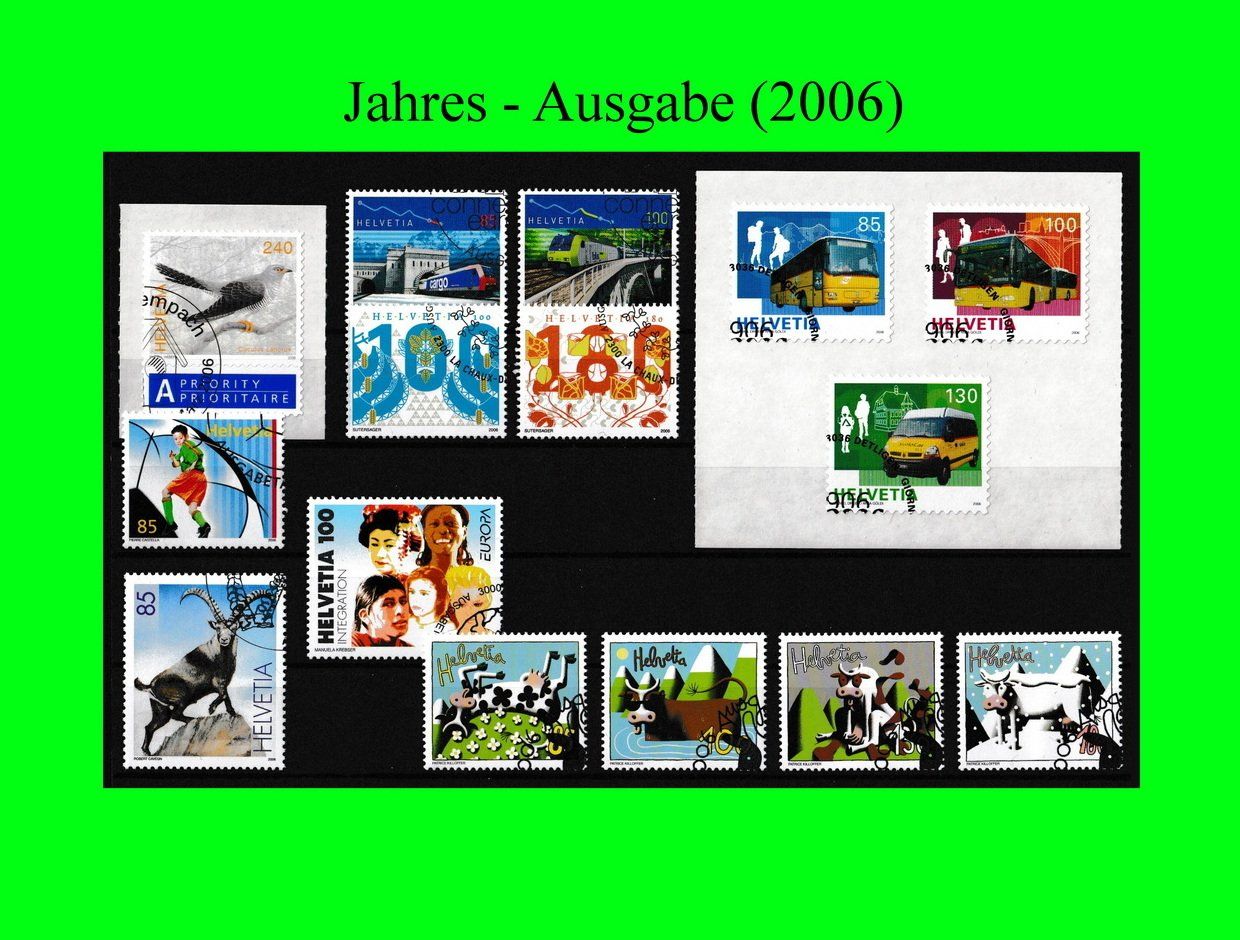 Tutti i francobolli: Jahres-Ausgabe (2006) – Nuovo (secondo la descrizione) da Dübendorf venduto da chiara48