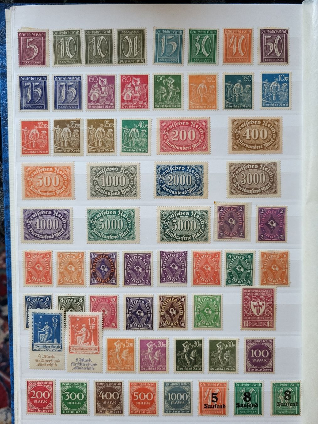Alle Briefmarken: Kleinlot Deutsches Reich  – Neu (gemäss Beschreibung) aus stäfa von brandy66
