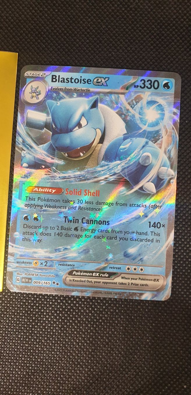 Pokémon Carte collezionabili: Blastoise  ex 009/165 (Neuwertig) – Nuovo (secondo la descrizione) da Steinhausen venduto da pinu09 4