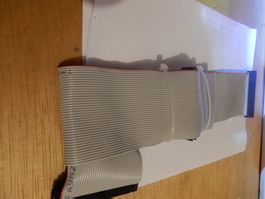 IDE Flachbandkabel 2x 40pol. schwarz/rot 30cm neu