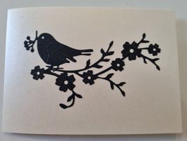 Stanzschablone Nr.92, Ast mit Blüten (für Sizzix geeignet)