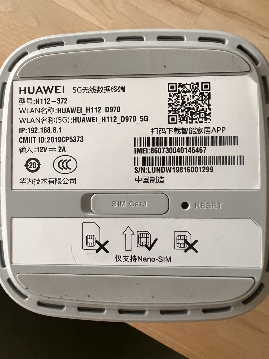 Huawei Modems & Router: Huawei 4G/5G-Mobilfunkrouter – Gebraucht aus Nussbaumen AG von vale. 2