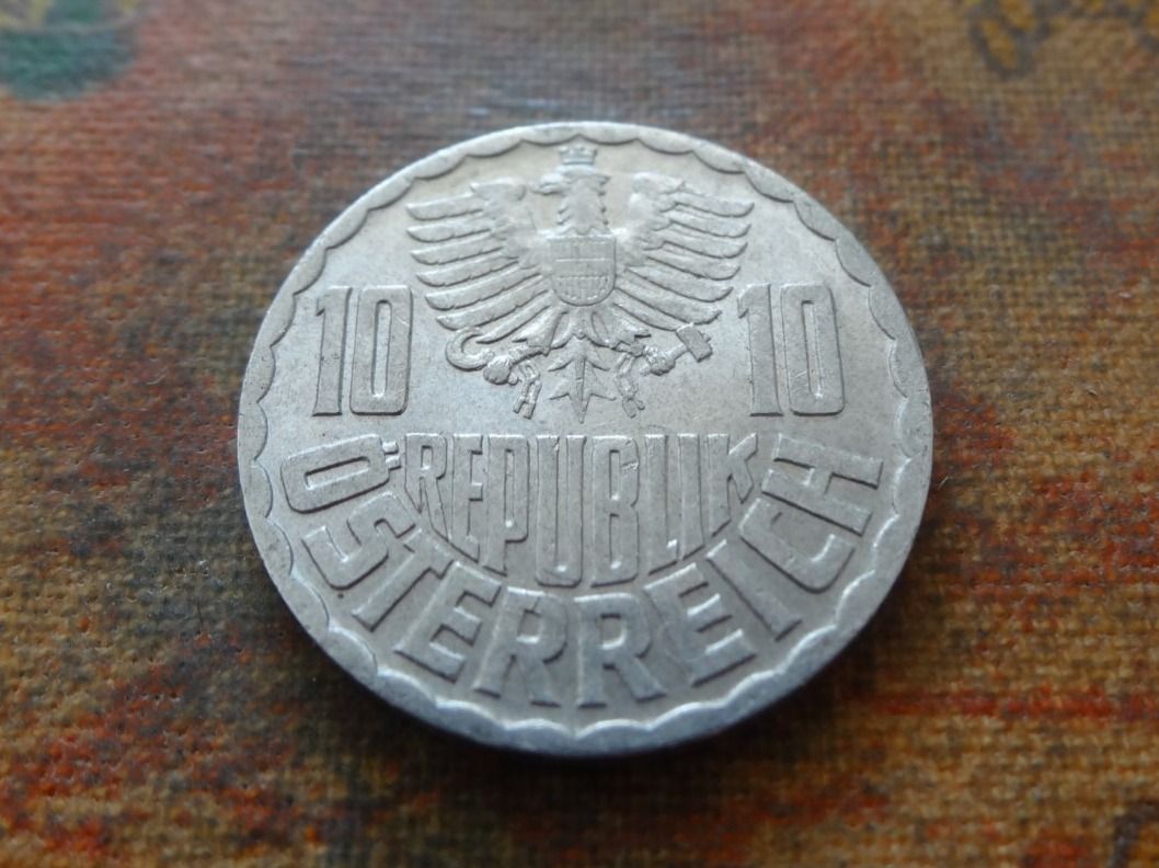 Tutti le monete: AUTRICHE  10  Groschen  1965 – Usato da Romanel-sur-Lausanne venduto da Swift13 1