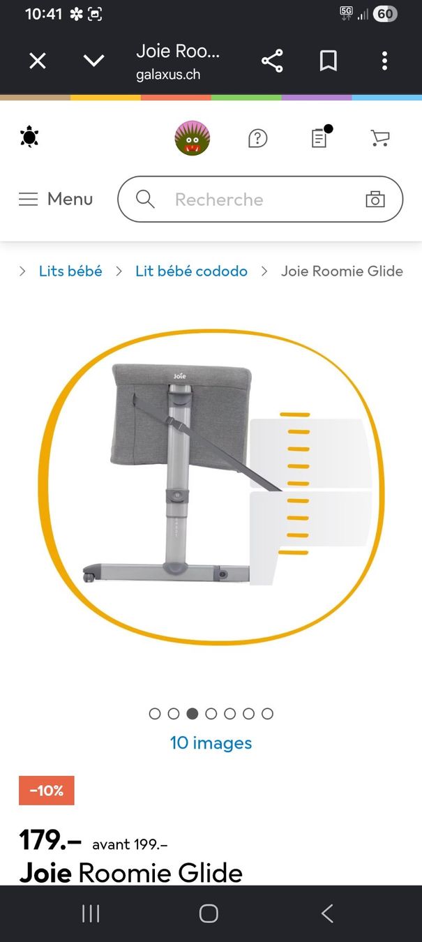 Letti: Lit cododo Joie Roomie Glide – Usato da Croy venduto da bad_c6bf 4