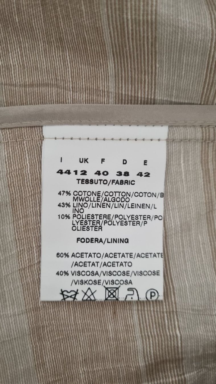 Jacken: Exklusiver Sommer-Blazer von "Andrè Maurice" Gr. 38 – Gebraucht aus Schneisingen von backstore24 8