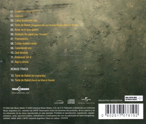 CD: David Bisbal - Premonicion – Usato da Unterbäch venduto da kolbar 1