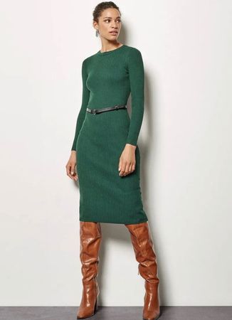 Karen Millen green dress, XS