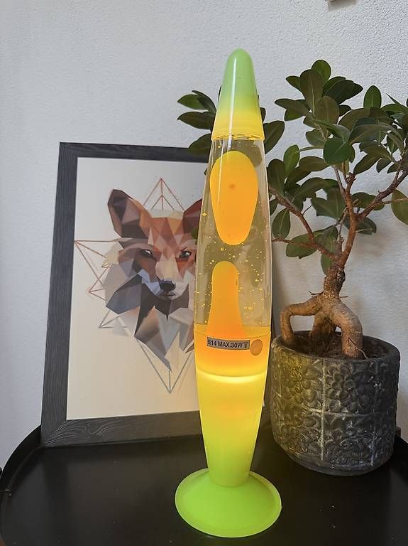 Lampade: Lampe à lave jaune/verte – Usato da Villars-tiercelin venduto da jul_98kb