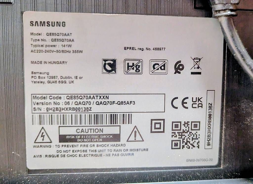 Televisori: Télévision Samsung 85 pouces – Usato da Provence venduto da tokoclo 1
